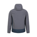 Dark Grey - Back - Mountain Warehouse Mens Ambit Lightweight Soft Shell Jacket