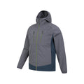 Dark Grey - Side - Mountain Warehouse Mens Ambit Lightweight Soft Shell Jacket