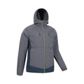 Dark Grey - Lifestyle - Mountain Warehouse Mens Ambit Lightweight Soft Shell Jacket