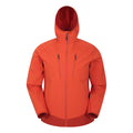 Orange - Front - Mountain Warehouse Mens Ambit Lightweight Soft Shell Jacket