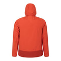 Orange - Back - Mountain Warehouse Mens Ambit Lightweight Soft Shell Jacket