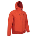 Orange - Lifestyle - Mountain Warehouse Mens Ambit Lightweight Soft Shell Jacket