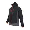 Black - Lifestyle - Mountain Warehouse Mens Ambit Lightweight Soft Shell Jacket