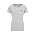 Grey - Front - Mountain Warehouse Womens-Ladies Lake District Tree Ring Organic T-Shirt