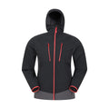 Black - Front - Mountain Warehouse Mens Ambit Lightweight Soft Shell Jacket