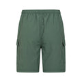 Khaki Green - Back - Mountain Warehouse Mens Shoreline Cargo Board Shorts