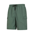 Khaki Green - Lifestyle - Mountain Warehouse Mens Shoreline Cargo Board Shorts