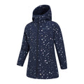 Iridescent - Side - Mountain Warehouse Childrens-Kids Exodus Stars Long Length Soft Shell Jacket