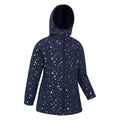 Iridescent - Lifestyle - Mountain Warehouse Childrens-Kids Exodus Stars Long Length Soft Shell Jacket