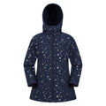 Iridescent - Front - Mountain Warehouse Childrens-Kids Exodus Stars Long Length Soft Shell Jacket