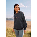 Dark Blue - Front - Animal Womens-Ladies Maya Organic Hoodie