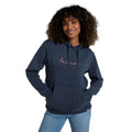 Dark Blue - Side - Animal Womens-Ladies Maya Organic Hoodie