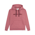 Burgundy - Front - Animal Womens-Ladies Maya Organic Hoodie