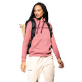 Burgundy - Side - Animal Womens-Ladies Maya Organic Hoodie