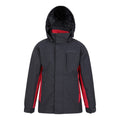 Grey - Front - Mountain Warehouse Childrens-Kids Cannonball 3 in 1 Waterproof Jacket