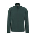 Dark Green - Front - Mountain Warehouse Mens Camber Fleece Jacket