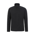 Black - Front - Mountain Warehouse Mens Camber Fleece Jacket