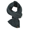 Navy - Back - Mountain Warehouse Mens Compass Knitted Winter Scarf