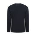 Navy - Back - Mountain Warehouse Mens Badge Organic Long-Sleeved Top