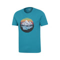 Petrol - Lifestyle - Mountain Warehouse Mens Take A Hike Organic T-Shirt