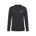 Dark Grey - Front - Mountain Warehouse Mens Mountain View T-Shirt