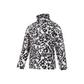 Cream - Lifestyle - Mountain Warehouse Childrens-Kids Endeavour Leopard Print Half Zip Fleece Top