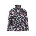 Indigo - Back - Mountain Warehouse Childrens-Kids Endeavour Floral Half Zip Fleece Top