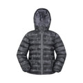 Black - Front - Mountain Warehouse Childrens-Kids Seasons Camouflage Padded Jacket