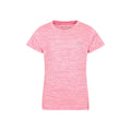 Pink - Front - Mountain Warehouse Girls Plain Field T-Shirt