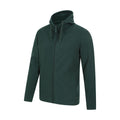 Dark Green - Side - Mountain Warehouse Mens Camber Fleece Full Zip Hoodie