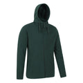 Dark Green - Lifestyle - Mountain Warehouse Mens Camber Fleece Full Zip Hoodie