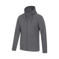 Dark Grey - Side - Mountain Warehouse Mens Camber Fleece Full Zip Hoodie