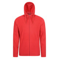 Active Red - Front - Mountain Warehouse Mens Camber Fleece Full Zip Hoodie