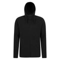 Black - Front - Mountain Warehouse Mens Camber Fleece Full Zip Hoodie