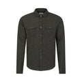 Green - Front - Mountain Warehouse Mens Trace Flannel Long-Sleeved Shirt