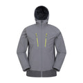 Grey - Front - Mountain Warehouse Mens Bounds Waterproof Jacket