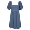 Blue - Front - Mountain Warehouse Womens-Ladies Verona Broderie Sleeve Dress