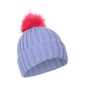 Light Purple - Pack Shot - Mountain Warehouse Childrens-Kids Geneva Contrast Beanie