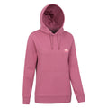 Pink - Side - Mountain Warehouse Womens-Ladies Mountain Scene Jersey Hoodie