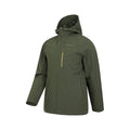 Green - Lifestyle - Mountain Warehouse Mens Brisk Extreme Colour Block Waterproof Jacket