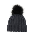 Dark Blue - Front - Mountain Warehouse Childrens-Kids Geneva Contrast Beanie