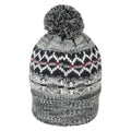 Navy - Back - Mountain Warehouse Mens Fair Isle Thinsulate Beanie