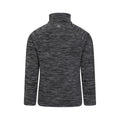 Alloy Grey - Back - Mountain Warehouse Childrens-Kids Snowdonia Half Zip Fleece Top