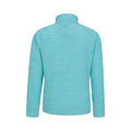 Turquoise - Back - Mountain Warehouse Childrens-Kids Snowdonia Half Zip Fleece Top