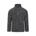 Alloy Grey - Front - Mountain Warehouse Childrens-Kids Snowdonia Half Zip Fleece Top