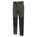 Green - Front - Mountain Warehouse Mens Forest Water Resistant Short Trousers