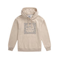 Light Beige - Front - Animal Womens-Ladies Maya Graphic Print Organic Hoodie