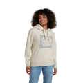 Light Beige - Side - Animal Womens-Ladies Maya Graphic Print Organic Hoodie