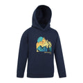 Navy - Lifestyle - Mountain Warehouse Childrens-Kids Mountain Landscape Hoodie