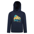 Navy - Front - Mountain Warehouse Childrens-Kids Mountain Landscape Hoodie